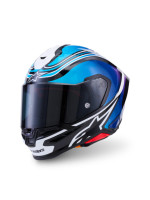 Přilba S-R7 ZEAL, ALPINESTARS (černá/modrá/růžová fluo/bílá) 2026