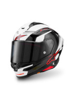 Přilba S-R7 A-CORE, ALPINESTARS (černá/bílá/červená) 2026