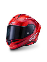 Přilba S-R7 A-CORE, ALPINESTARS (červená/bílá) 2026