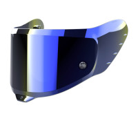 Plexi pro přilbu GP800 / FIM, AIROH (modré zrcadlové)