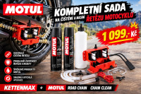 AKCE Kettenmax + MOTUL Chain Lube Road + Chain Clean 400ml