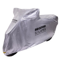 Plachta na motorku Solatex, OXFORD (stříbrná)