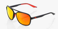 Sluneční brýle KASIA - HIPER červená čočka, 100% (černá)