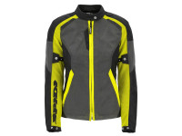Bunda TEK NET LADY, SPIDI, dámská (černá/šedá/žlutá fluo)