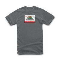 Triko CALI 2.0 TEE, ALPINESTARS (tmavá šedá)
