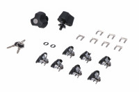 sada zámků (7ks) kufrů TraX, včetně zámků nosičů EVO 2ks