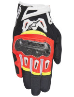 Rukavice SMX-2 AIR CARBON, ALPINESTARS (červené/černé/bílé/žluté fluo) 2026