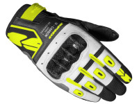 Rukavice G-CARBON LADY, SPIDI, dámské (černá/bílá/žlutá fluo)