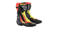 Boty SMX PLUS 2, ALPINESTARS (černá/červená fluo/žlutá fluo/šedá)