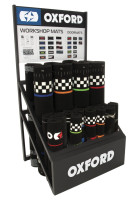 Prezentační stojan na koberce pod moto a vstupní rohožky, OXFORD (ŠxHL = 800x800 mm)