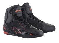 Boty FASTER-3 DRYSTAR, ALPINESTARS (černá/červená fluo) 2025