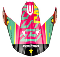 Kšilt pro přilby Cross Cup Sonic Junior, CASSIDA, děstká (multicolor)