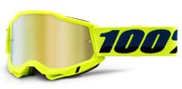 ACCURI 2, 100% brýle žluté, zrcadlové zlaté plexi