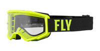 Brýle FOCUS, FLY RACING dětské (Hi-vis/černá)