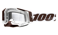 RACECRAFT 2, 100% brýle Snowbird, čiré plexi