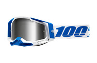 RACECRAFT 2, 100% brýle Isola, stříbrné plexi