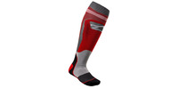 Ponožky MX PLUS-1, ALPINESTARS (červená/šedá) 2023