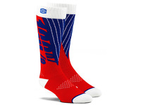 Ponožky TORQUE 100% (červená/modrá)