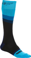 Ponožky dlouhé Knee Brace, FLY RACING (černá/modrá)