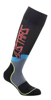 Ponožky MX PLUS-2, ALPINESTARS (černá/žlutá fluo/korálová) 2023