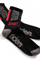 Ponožky TRACK SOCKS, 101 RIDERS - ČR (černá)