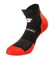 Ponožky COMFY SHORT 2022, UNDERSHIELD (červená/černá)