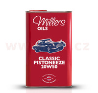 MILLERS OILS Classic Pistoneeze 20W50, motorový minerální olej (v plechovém retro obalu) 1 l