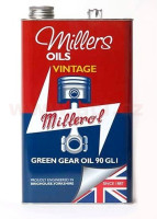 MILLERS OILS minerální převodový olej bez EP aditiv Classic Vintage Green Gear Oil 90 GL1 5l