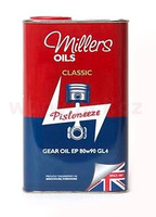 MILLERS OILS Classic Gear Oil EP 80W-90 GL4 - převodový minerální olej 1 l