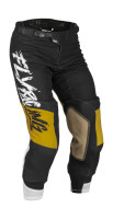 Kalhoty EVOLUTION DST. FLY RACING - USA 2023 (bílá/zlatá/černá)