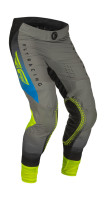 Kalhoty LITE, FLY RACING - USA 2023 (šedá/modrá/hi-vis)