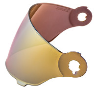 Plexi pro přilby Fibre, CASSIDA (zrcadlové zlaté, antifog)