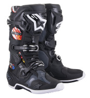 Boty TECH 10 limitovaná edice RENEN, ALPINESTARS (černá/šedá/bílá/multicolor)