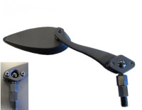 Zrcátka Highway Hawk Sharp Teardrop černá, 2ks