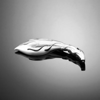 Zrcátka Highway Hawk Flame chrom, 2ks