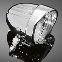 Přídavné moto světlo Highway Hawk TECH GLIDE, d 115mm, E-mark, chrom (1ks)