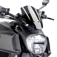 Plexi Puig Sport Ducati Diavel kouřové