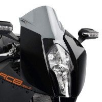 Plexi Puig pro KTM 1190 RC8/R 08-15 lehce kouřové