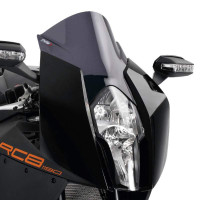 Plexi Puig pro KTM 1190 RC8/R 08-15 tmavě kouřové