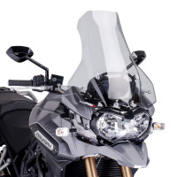 Plexi štít PUIG TOURING 6000H kouřová Triumph Tiger Explorer/ XC 12-15