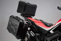 Honda CRF 1000 L Africa Twin (15-17) - sada bočních kufrů TRAX Adventure 45/37 l. s nosiči Černé kufry