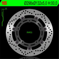 BRZDOVÝ KOTOUČ NG165, PŘEDNÍ, YAMAHA FZ6/R6/MT03/MT07/MT09/XJ6 (NG165V) (298x132x5)