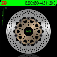 BRZDOVÝ KOTOUČ NG239, PŘEDNÍ, SUZUKI GSX600/750F, GSF600 '95-'04, SV650 '99-'02 (290x64x4,5)
