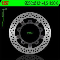 BRZDOVÝ KOTOUČ NG1357, PŘEDNÍ, SUZUKI BURGMAN 650 '04-'15 (PLOVOUCÍ) (260X121X4,5) (5X10,5MM)