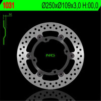 BRZDOVÝ KOTOUČ NG1031, PŘEDNÍ, KAWASAKI KXF 250/450 03-14 PLOVOUCÍ 250MM (250X109X3) (4X9,5MM)
