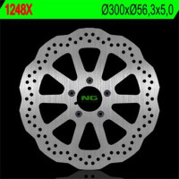 BRZDOVÝ KOTOUČ NG1248X, PŘEDNÍ, HARLEY DAVIDSON 1200/1450/1584/1690/1800 (300X56,3X5) (5X8,5MM)