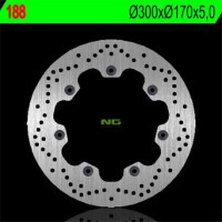 BRZDOVÝ KOTOUČ NG188, PŘEDNÍ/ZADNÍ KAWASAKI GPZ 1100/VN 1500 (300x170x5)