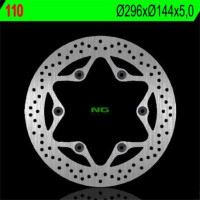 BRZDOVÝ KOTOUČ NG110, PŘEDNÍ, HONDA CB 500, CBF 500/600, VFR 750, VT 750 C, CBR 1000 (296x144x5)