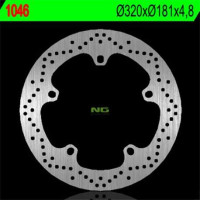 BRZDOVÝ KOTOUČ NG1046, PŘEDNÍ, BMW F 800/R850,1100,1150/K 1200/1300/1600 (320x181x4,8)