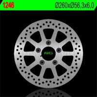BRZDOVÝ KOTOUČ NG1246, PŘEDNÍ, HARLEY DAVIDSON 883/1200 (260X56,3X6) (5X10,5MM)